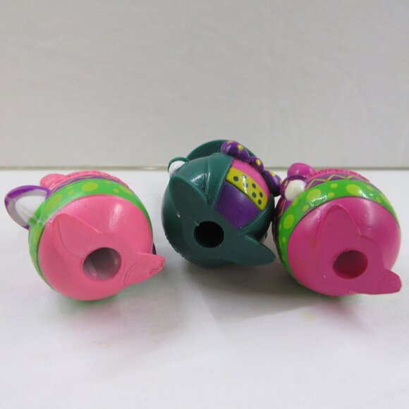 3 Topps Easter Egg Humpty Dumpty and 2 Girl Figure Pencil Toppers Vintage 2001 - Picture 5 of 14